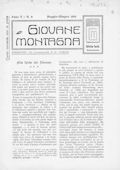 Notiziario Sezione di Torino Maggio-Giugno 1919 - Itinerari alpinismo trekking scialpinismo