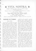 Rubrica Vita Nostra Settembre 1932 - Itinerari alpinismo trekking scialpinismo