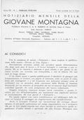 Notiziario Centrale Febbraio 1935 - Itinerari alpinismo trekking scialpinismo