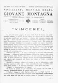 Notiziario Centrale Maggio 1940 - Itinerari alpinismo trekking scialpinismo