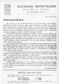 Notiziario Sezione di Torino Aprile 1955 - Itinerari alpinismo trekking scialpinismo