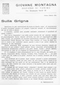 Notiziario Sezione di Torino Ottobre 1955 - Itinerari alpinismo trekking scialpinismo