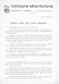 Notiziario Sezione di Torino Maggio 1960 - Itinerari alpinismo trekking scialpinismo