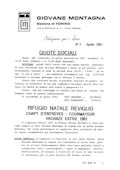 Notiziario Sezione di Torino Aprile 1991 - Itinerari alpinismo trekking scialpinismo