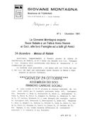 Notiziario Sezione di Torino Dicembre 1991 - Itinerari alpinismo trekking scialpinismo