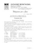Notiziario Sezione di Torino Marzo 2003 - Itinerari alpinismo trekking scialpinismo
