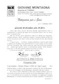 Notiziario Sezione di Torino Ottobre 2003 - Itinerari alpinismo trekking scialpinismo